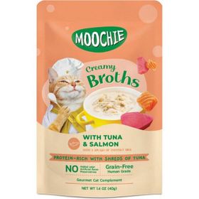 Moochie 4x40 gr Ton-Somon Çorba Kedi Ödülü