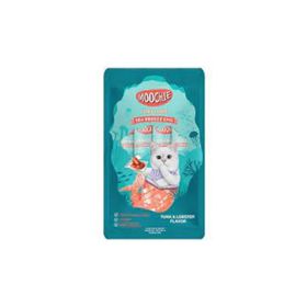 Moochie 5x15 gr Tuna Lobster Flavor Sıvı Kedi Ödül Kreması