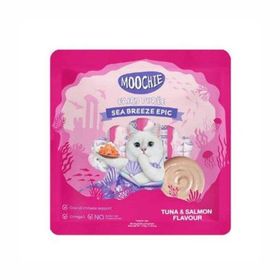 Moochie Creamy Ton Ve Somon Balıklı Sıvı Krema 25x15 gr Kedi Ödülü