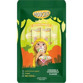 Moochie Tavuk-Papatya 5x15 gr 4 Adet Sıvı Kedi Ödülü