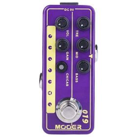 Mooer M019 Micro PreAMP UK Gold PLX Marshall P Tip Pedal
