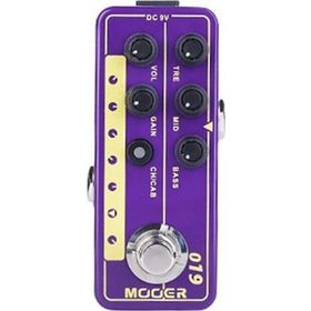 Mooer M019 Micro PreAMP UK Gold PLX Marshall P Tip Pedal