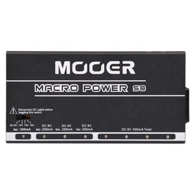 Mooer MPS8 Power Supply Macro Power 8 Port Pedal
