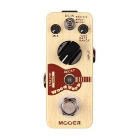 Mooer MRV3 Micro Serisi WoodVerb Acoustic Guitar Reverb Pedal
