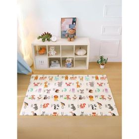 Mooie Baby's Animal Alphabet Renkli 150x180x1 cm Katlanabilir Oyun Matı