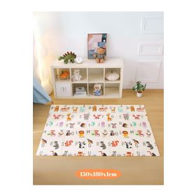 Mooie Baby's Animal Alphabet Renkli 150x180x1 cm Katlanabilir Oyun Matı
