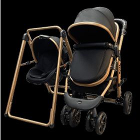 Mooly SC-2401 Gold Siyah Travel Sistem Bebek Arabası