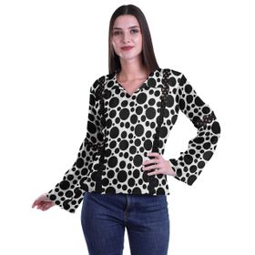 Moomaya Kurti Dantel Detaylı Baskılı Uzun Kollu Siyah Kurta Kadın Tunik