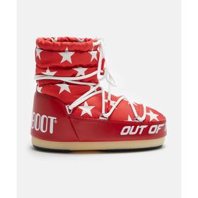 Moon Boot 14601700-002 Kırmızı MB Light Low Stars Kadın Bot