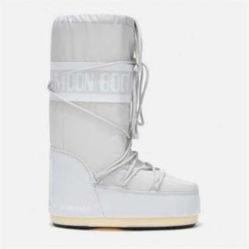 Moon Boot Icon Nylon Gri Kadın Uzun Bot