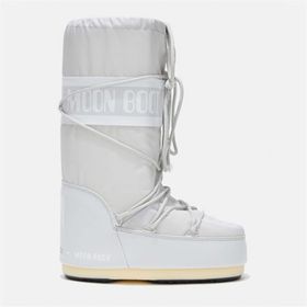 Moon Boot Icon Nylon Gri Kadın Uzun Bot