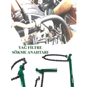 Moon Shop Profesyonel 225 mm Ayarlı Zincirli Yağ Filtre Sökme Anahtarı