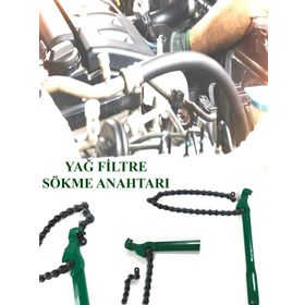 Moon Shop Profesyonel 225 mm Ayarlı Zincirli Yağ Filtre Sökme Anahtarı