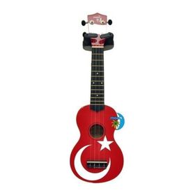 Moon UK80BTF Türk Bayrağı Desenli Ukulele