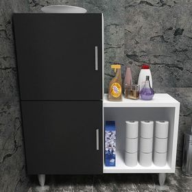 Moonlife 2 Beyaz Kapaklı L Çok Amaçlı Dolap