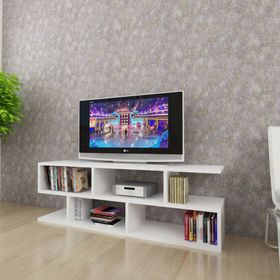 Moonlife Kelebek Beyaz Tv Sehpası