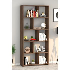 Moonlife London Ceviz Kitaplık