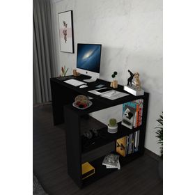 Moonlife Siyah Atlas Çalışma Masası