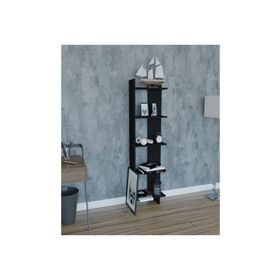 Moonlife Siyah Basic Dekoratif Kitaplık