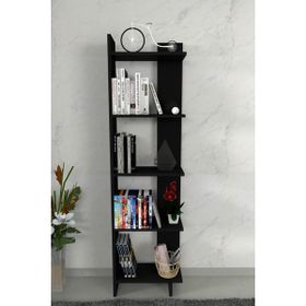 Moonlife Siyah Basic Dekoratif Kitaplık