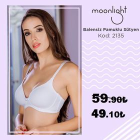 Moonlight 2135 Balensiz Desteksiz Sütyen