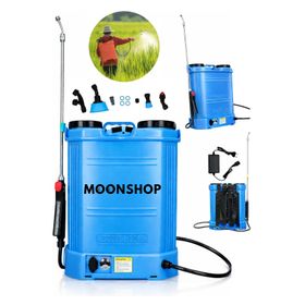 MOONSHOP Pro Japan Turbo 16 L Şarjlı Sırt Tipi İlaç Pompası Akülü Şarjlı İlaçlama Makinesi Köpük Pompası