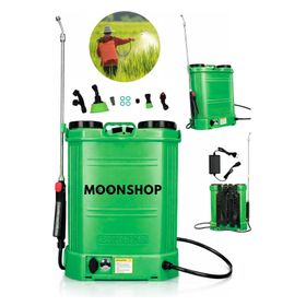MOONSHOP Pro Japan Turbo 16 L Şarjlı Sırt Tipi İlaç Pompası Akülü Şarjlı İlaçlama Makinesi Köpük Pompası