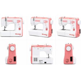 Moonstar 588 Pembe Ev Tipi 12 Desenli Düz Dikiş Makinesi