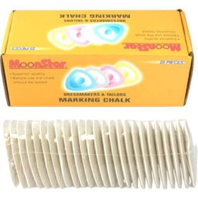 Moonstar Beyaz 25 Adet Killi Çizgi Taşı