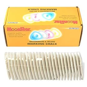 Moonstar Beyaz 25 Adet Killi Çizgi Taşı
