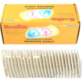 Moonstar Beyaz 25 Adet Killi Çizgi Taşı