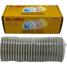 Moonstar Beyaz 25 Adet Killi Çizgi Taşı
