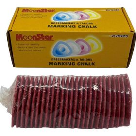 Moonstar Kırmızı 25 Adet Killi Çizgi Taşı