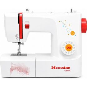 Moonstar Q60H Beyaz Ev Tipi 32 Desenli Düz Dikiş Zikzak ve Piko Makinesi