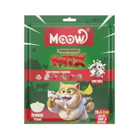 Moow Karışık 6 Lezzetli Çiftlik Serisi Keçi Sütlü Yetişkin Sıvı 30x12 gr Kedi Ödül Maması