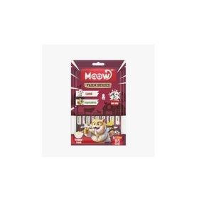 Moow Kuzu Etli Sebzeli ve Keçi Sütlü Yetişkin Sıvı 6x12 gr Kedi Ödül Maması