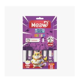 Moow Somonlu ve Keçi Sütlü Yavru Sıvı 6x12 gr Kedi Ödül Maması