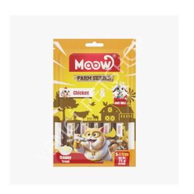 Moow Tavuklu ve Keçi Sütlü Yetişkin Sıvı 6x12 gr Kedi Ödül Maması