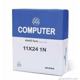 Mopak 1 Nüsha 2000'li 11 x 24 cm 70 gr Sürekli Form Kağıdı
