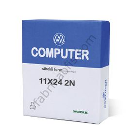 Mopak 11x24 cm 2 Nüsha Düz 500'lü Sürekli Form