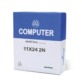 Mopak 11x24 cm 2 Nüsha Düz 500'lü Sürekli Form