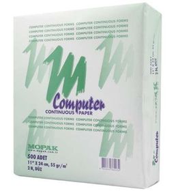 Mopak 11x24 cm 2 Nüsha Düz 500'lü Sürekli Form