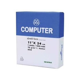 Mopak 1N 70 gr 11x24 cm 1000'li Sürekli Form Kağıdı