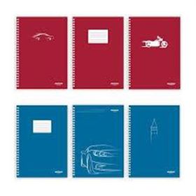 Mopak 72 Yaprak A4 Spıralli Karton Kapak Okul Defteri