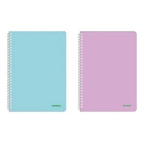 Mopak A4 Pastel Serisi PP Kapak Kareli 72 Yaprak 2'li Spiralli Defter