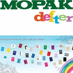 Mopak Çizgili A4 96 Yaprak Metod Defteri