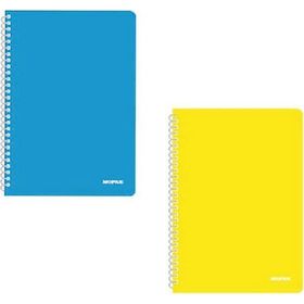 Mopak Neon Seris 2'li Pp Kapak 96 Yaprak Kareli Spiralli Defter