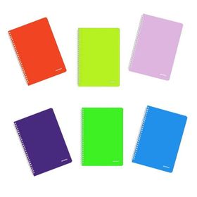 Mopak Pp Kapak A4 60 Yaprak Kareli 6'lı Spiralli Defter