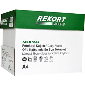 Mopak Rekort 1 Koli 5 Top 2500 Yaprak A4 Fotokopi Kağıdı