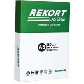 Mopak Rekort 80 GR 1000 Yaprak A5 Fotokopi Kağıdı